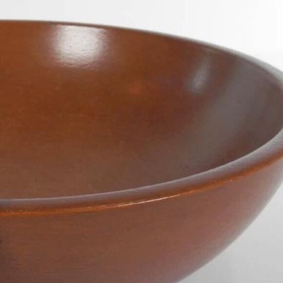 Vintage Wood Fruit Bowl & Wood Fruits Banana Pear Apple Grape 70s 80s Kitsch - Picture 4 of 6